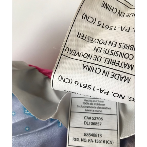 Disney Frozen Heart-Shaped Pillow Anna Elsa Creative Cushion Throw Pillow - Picture 8 of 9